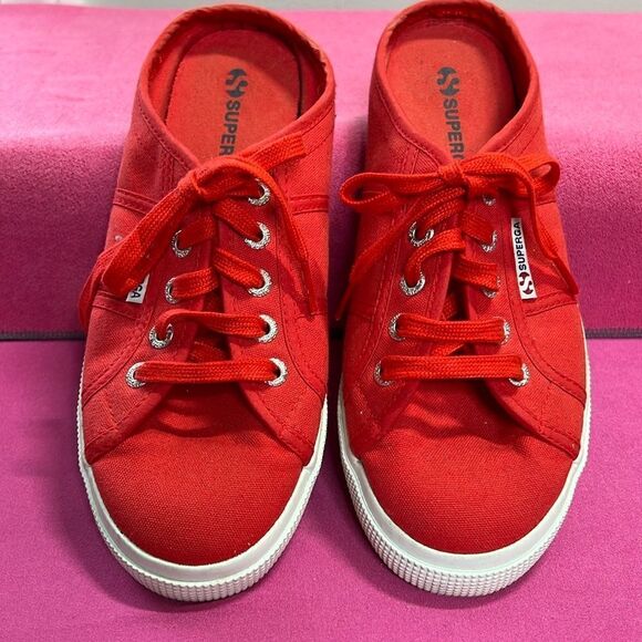 Superga Mule Sneaker M6W7.5 Red! - Picture 1 of 6